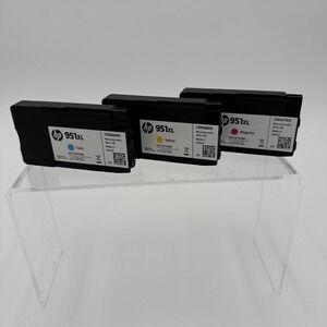 GENUINE 3-PACK HP 951XL C/M/Y Color Ink OFFICEJET PRO  No Box But New Never Used